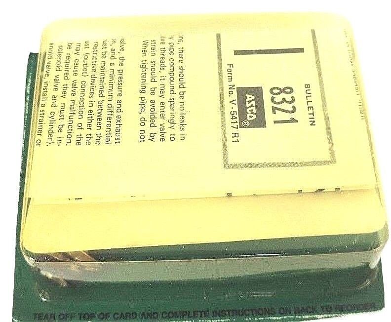 NIB ASCO 302-927 REBUILD KIT BULL. 8321, 302927