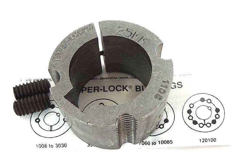 LOT OF 2 NEW DODGE 119582 TAPER-LOCK BUSHINGS 1108 X 25MM