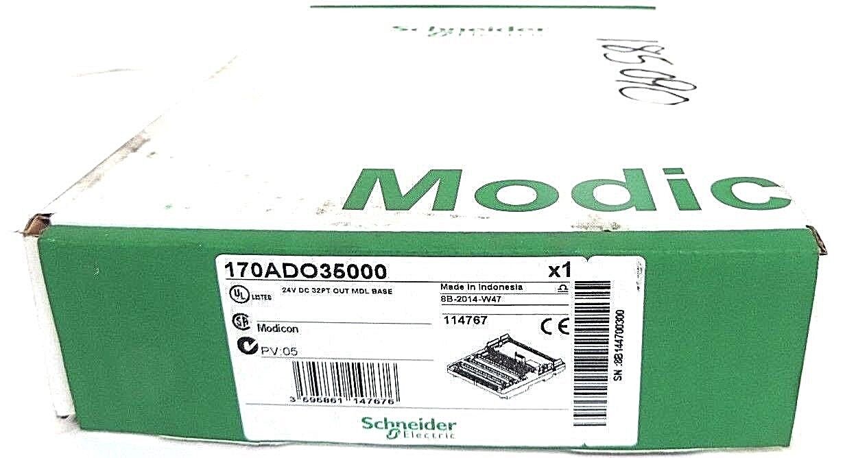 F/S SCHNEIDER MODICON 170ADO35000 24V DC 321PT OUT MDL BASE PV: 05