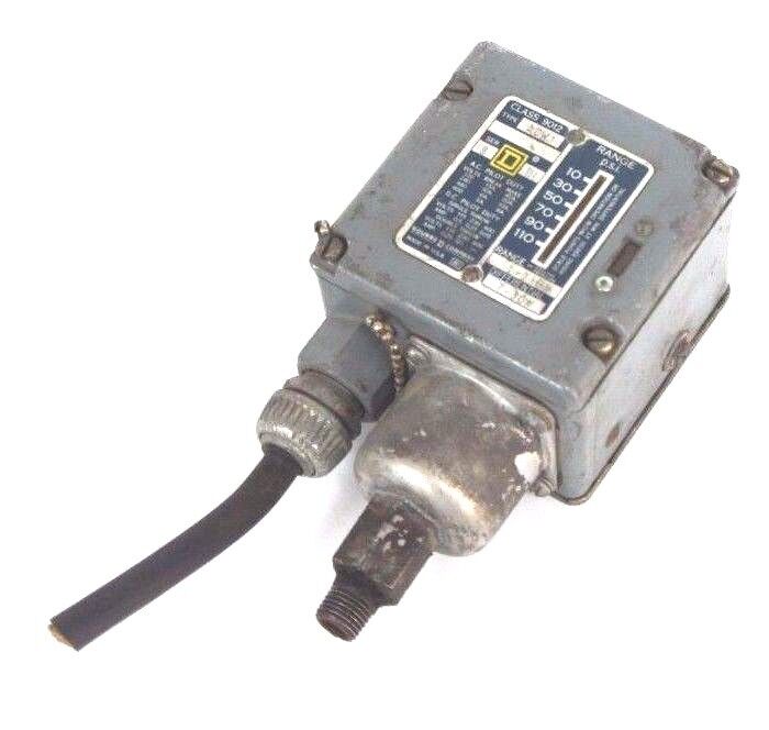 SQUARE D 9012-ACW1 SER. B PRESSURE SWITCH 9012ACW1