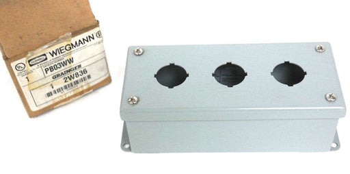 NEW HUBBELL PB03WW 3-PORT PUSHBUTTON ENCLOSURE