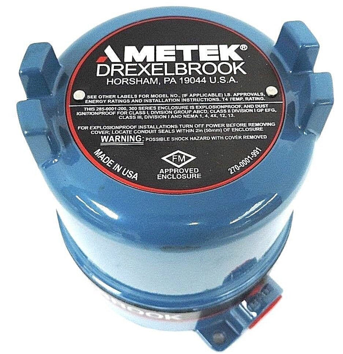 NEW AMETEK DREXELBROOK 285-0001-200 EXPLOSIONPROOF ENCLOSURE 270-0001-991