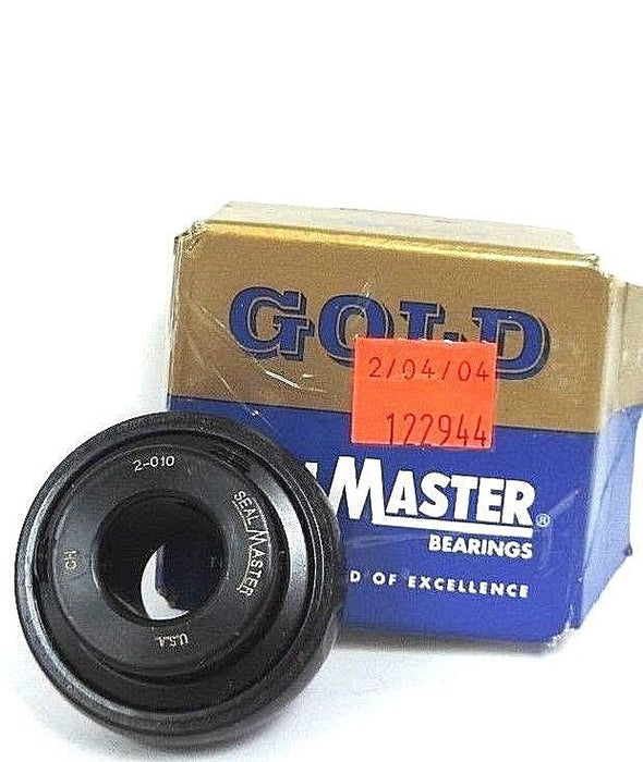 NIB SEALMASTER 2-010 BEARING INSERT 5/8IN BORE SETSCREW LOCK 2010