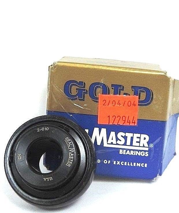 NIB SEALMASTER 2-010 BEARING INSERT 5/8IN BORE SETSCREW LOCK 2010