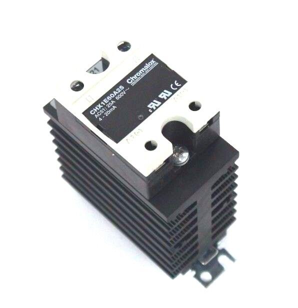 NIB CHROMALOX SSR1P-2521 HEAT SINK 305891, CHX1E60A25, 25A, 600V, 4-20MA