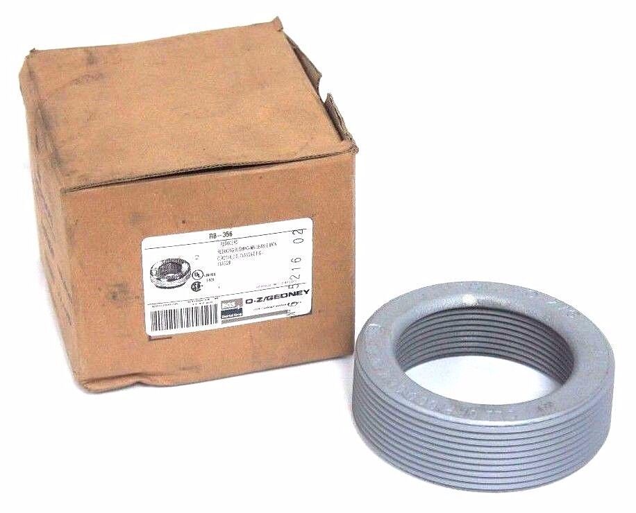 NIB EGS OZ GEDNEY RB-356 REDUCING BUSHING MALLEABLE IRON