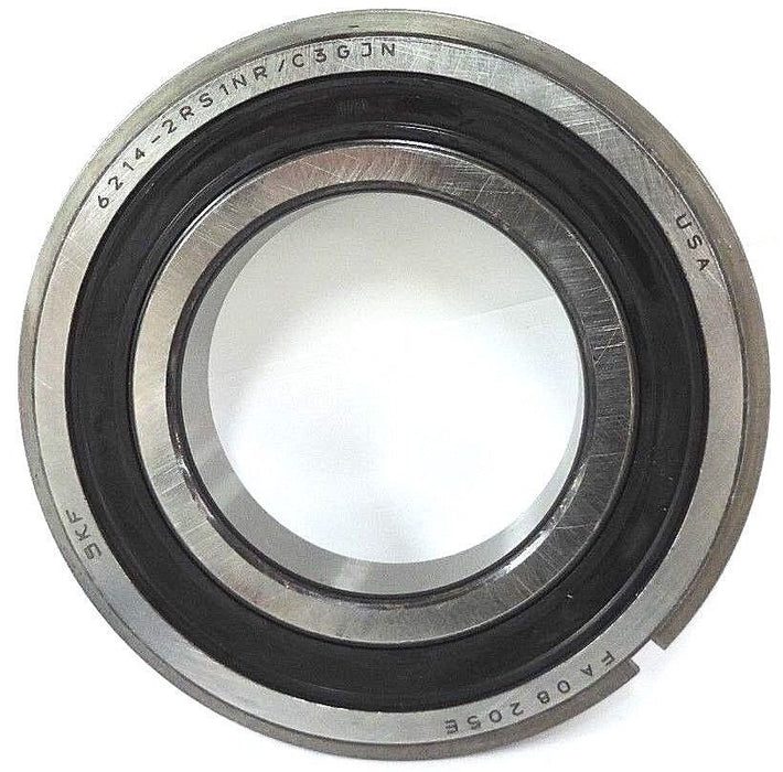 NIB SKF 62142RSNRJEM BALL BEARING SINGLE ROW W/SNAP RING 6214-2RSNRJEM