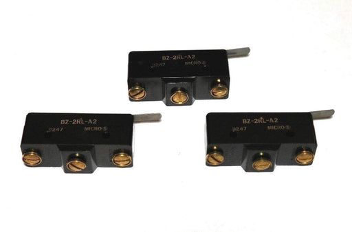 LOT OF 3 MICROSWITCH BZ-2RL-A2 LIMIT SWITCHES BZ2RLA2