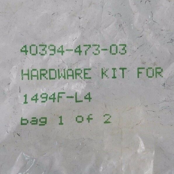 NEW ALLEN BRADLEY 40394-473-03 HARDWARE KITS FOR 1494F-L4, 4039447303