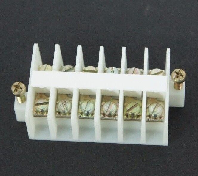 LOT OF 2 NIB ALLEN BRADLEY 1492-HJ86 SURFACE MOUNTED TERMINAL BLOCK SER. A, 25A