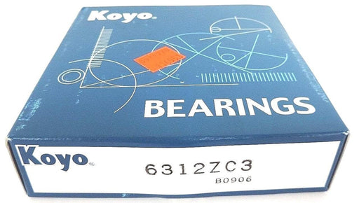NIB KOYO 6312ZC3 BALL BEARING