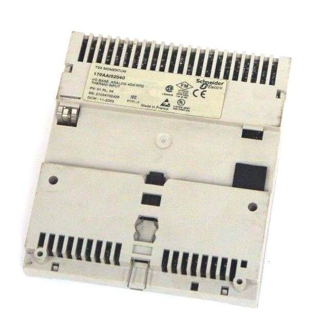 SCHNEIDER ELECTRIC TSX MOMENTUM 170AAI52040 I/O BASE ANALOG 4CH RTD THERMO INPUT