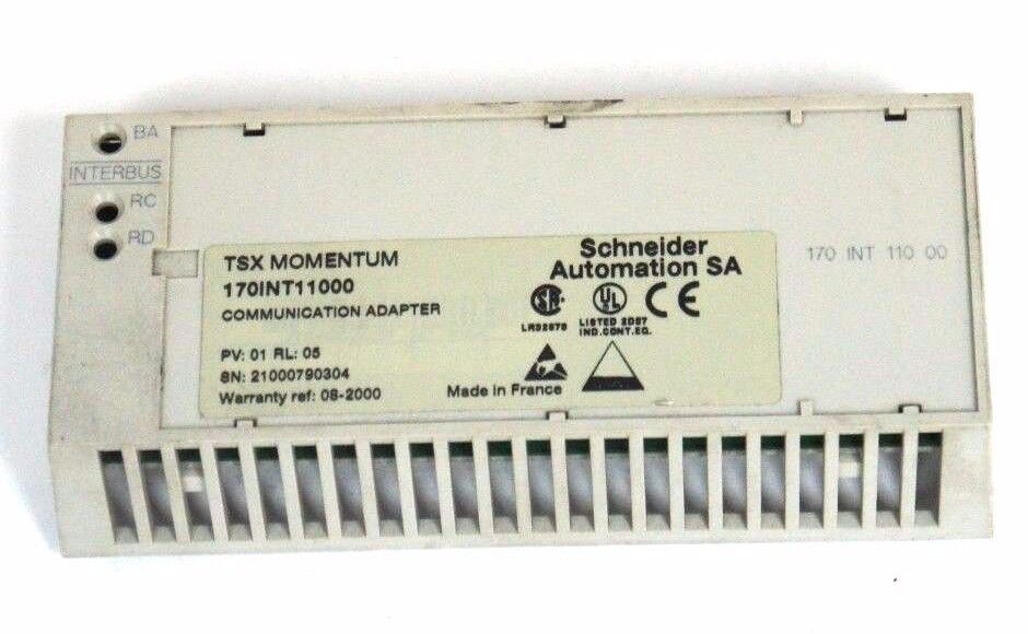 SCHNEIDER 170INT11000 COMMUNICATION ADAPTER PV: 01, RL: 05, 170 INT 110 00