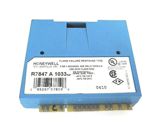 Honeywell R7847A1033 7800 Series Rectification Flame Amplifier R7847 A 1033 USPI