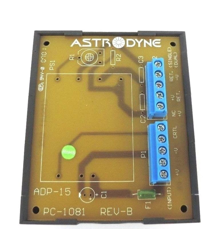 NEW ASTRODYNE ADP-15, PC-1081 REV. B  DIN-RAIL MOUNTING SOCKET ADP15