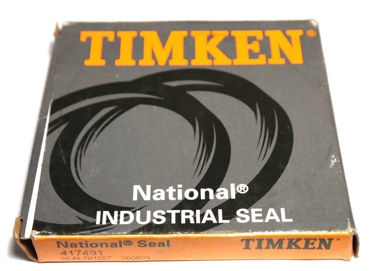 NIB NATIONAL SEAL TIMKEN 417491 OIL SEAL 3.312" X 4.376" X 0.5", 701257, 200605