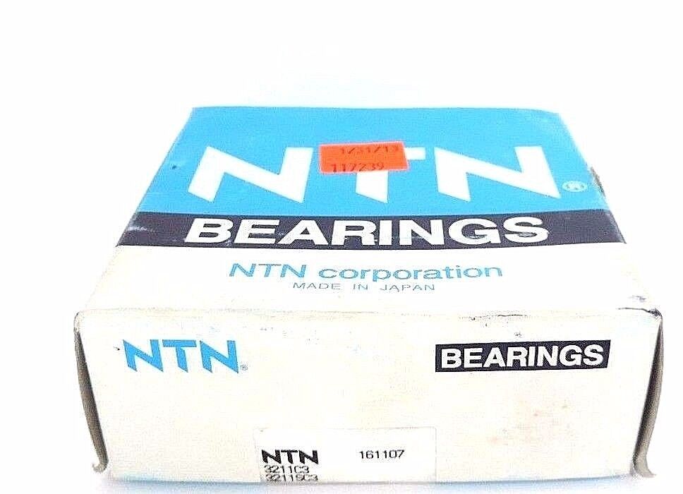 NIB NTN 3211C3 DOUBLE ROW ANGULAR CONTACT BB 3211SC3