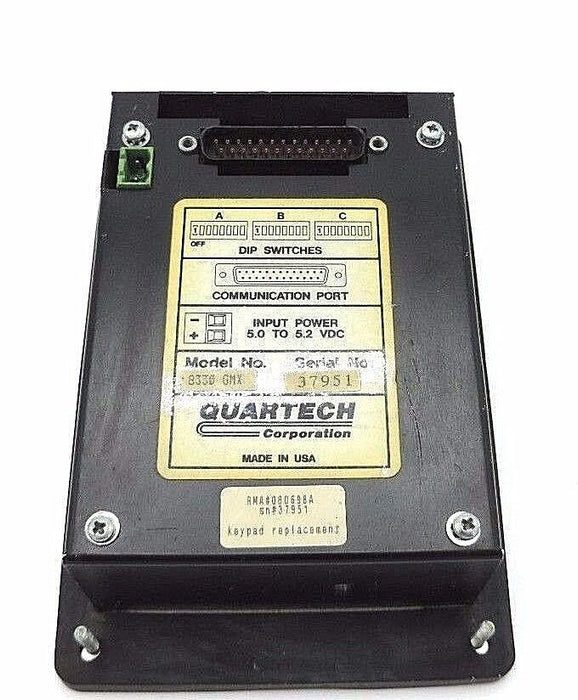 QUARTECH 8330 GMX NUMERIC ENTRY / DISPLAY STATION 080698A