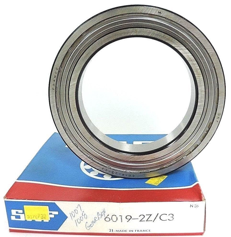 NIB SKF 6019-2Z/C3 SINGLE ROW BALL BEARING 60192ZC3
