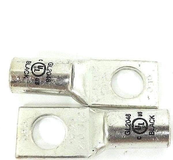 NIB NSI GL2048 COPPER COMPRESSION SHORT BARREL, ONE HOLE, BLACK - QTY 25