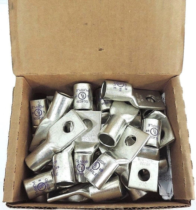 NIB NSI GL4038 COPPER COMPRESSION SHORT BARREL, ONE HOLE, PURPLE - QTY 25