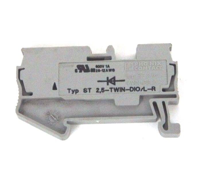 BOX OF 34 NEW PHOENIX CONTACT ST 2.5 TWIN-DIO/L-R ORD. NO. 3036246