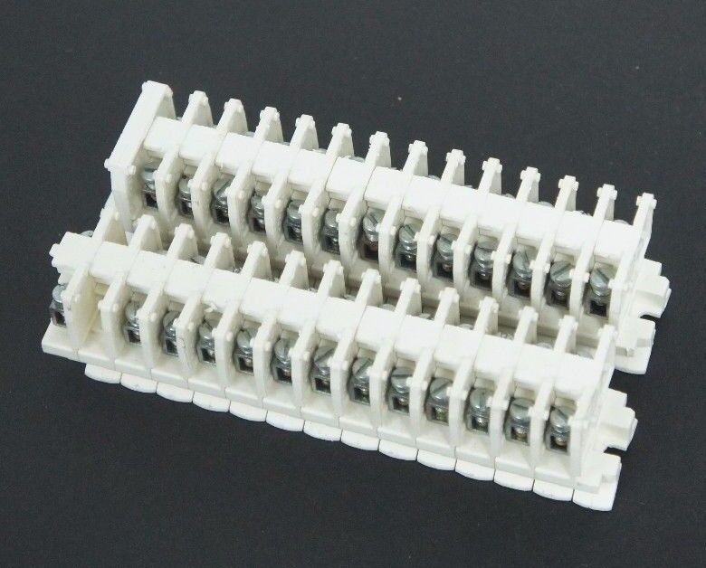 LOT OF 28 NEW BUCHANAN MEDIUM DUTY 300V TERMINAL BLOCKS