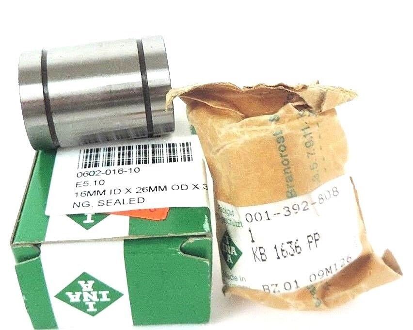 NIB INA KB1636 LINEAR BALL BEARING 16MM ID X 26MM OD X 36MM L