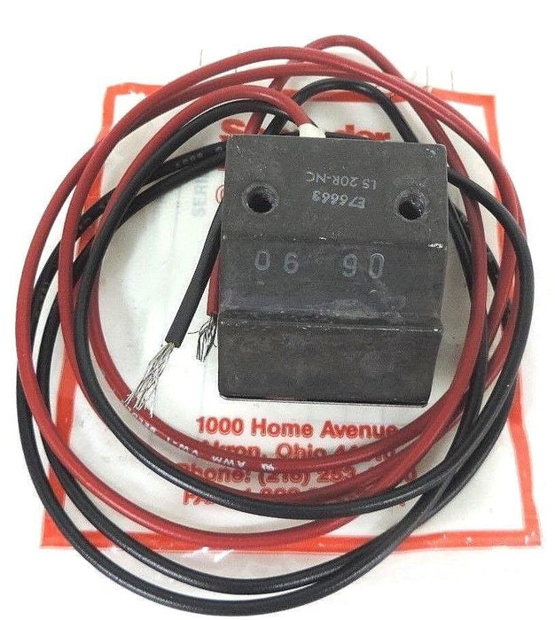 NIB SCHRADER BELLOWS 007124010 MAG SW ASSY RH NC, 712-4010