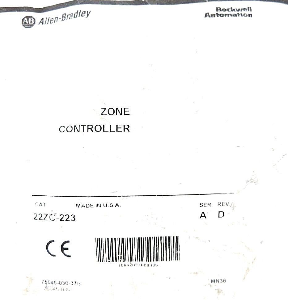 NEW ALLEN BRADLEY 22ZC-223 ZONE CONTROLLER SER. A, REV. D, 22ZC223