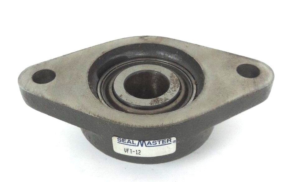 NIB SEALMASTER VFT-12 BALL BEARING FLANGE UNIT VFT12, BORE: 3/4''