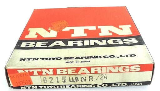 NIB NTN 6215LLBNR/2A DEEP GROVE BALL BEARING 6215LLBNR2A