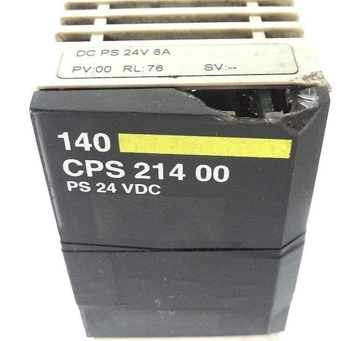 SCHNEIDER AUTOMATION 140CPS21400 DC POWER SUPPLY 24V, 8A, 140-CPS-214-00