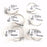 LOT OF 6 NEW CHROMALOX 382360 PS-3 PIPE STRAP