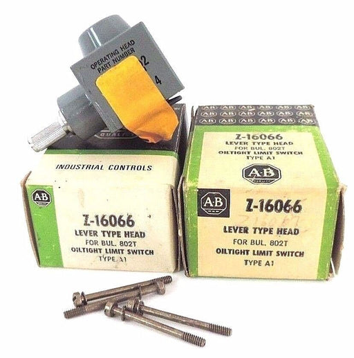 LOT OF 2 NIB ALLEN BRADLEY Z-16066 LEVER TYPE HEADS TYPE A1, Z16066
