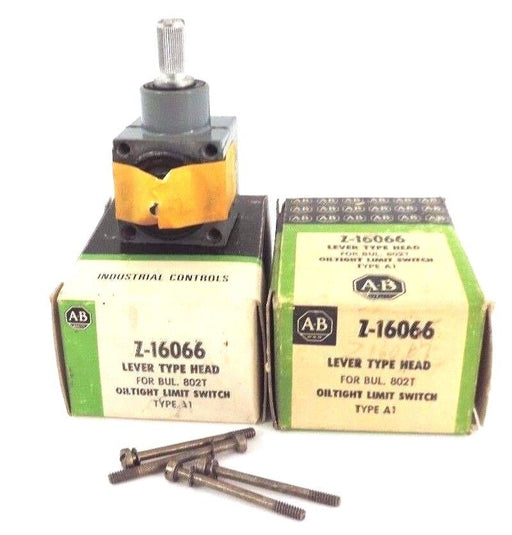 LOT OF 2 NIB ALLEN BRADLEY Z-16066 LEVER TYPE HEADS TYPE A1, Z16066