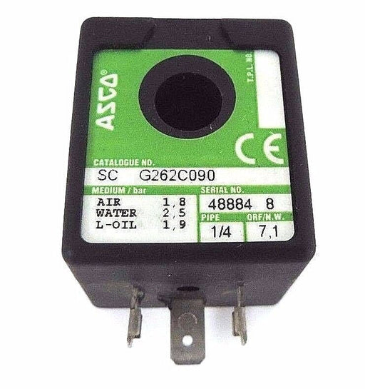 NEW ASCO SC-G262C090 SOLENOID VALVE 1/4 PIPE, ORF/N.W 7.1, 400325-101, 24/60, 6W