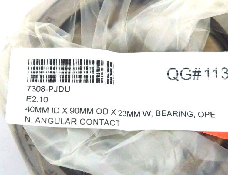NEW SKF 7308-PJDU DUPLEX ANGULAR CONTACT BEARING 7308-BECBY