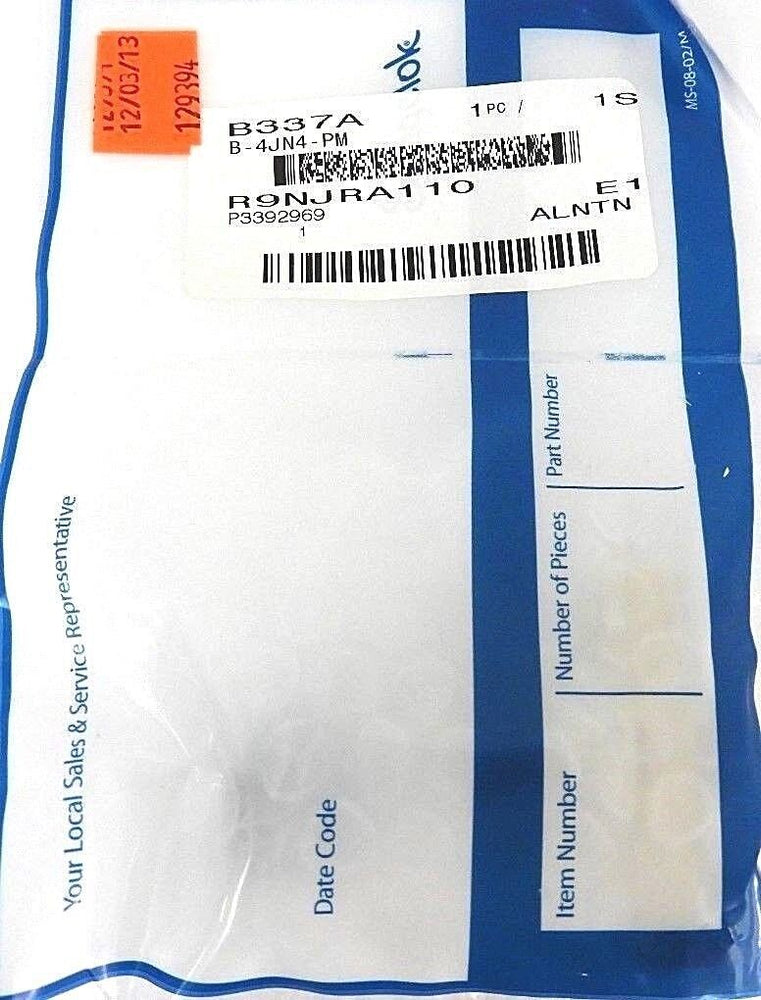 NEW SWAGELOK B-4JNA-PM BRASS SCREWED-BONNET ANGLE-PATTERN NEEDLE VALVE 1/4''