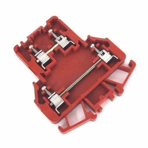 BOX OF 50 NEW ALLEN BRADLEY 1492-H2RE TERMINAL BLOCKS SER B RED 1492H2RE