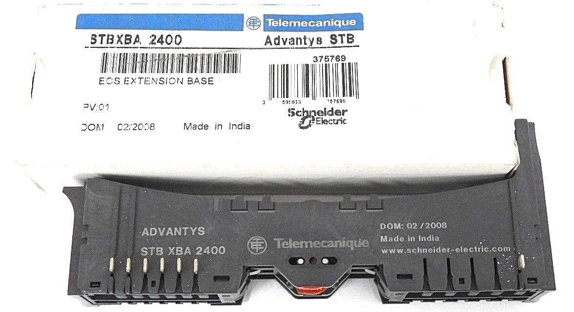 NIB TELEMECANIQUE STBXBA2400 EOS EXTENSION BASE ADVANTYS STB PV: 01
