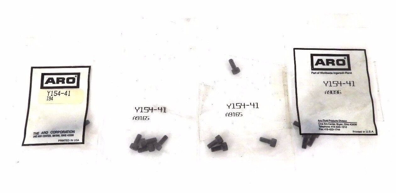 LOT OF 16 NIB ARO Y154-41 ALLEN SCREWS (BAGS OF 4)