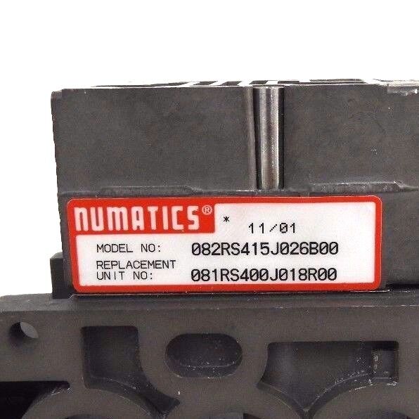 NEW NUMATICS 082RS415J026B00 SOLENOID VALVE REGULATOR MISSING GAUGE