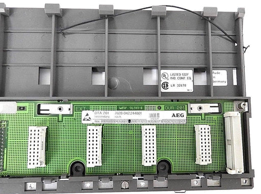 AEG MODICON DTA 201 7628-042.244801 SECONDARY RACK 5-SLOT REV. 08