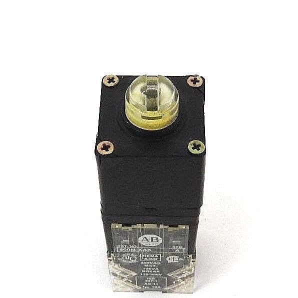 ALLEN BRADLEY 800MR-H33B SELECTOR SWITCH SER. A W/ 800M-XAK SER. A CONTACTS