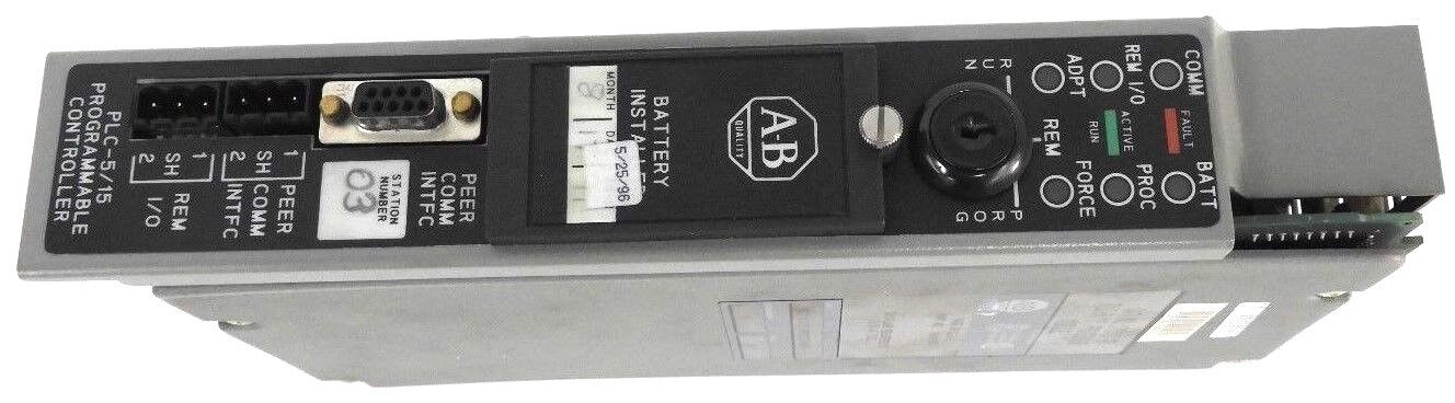 ALLEN BRADLEY 1785-LT B PLC 5/15 PROCESSOR MODULE SER. B, REV. H - REPAIRED