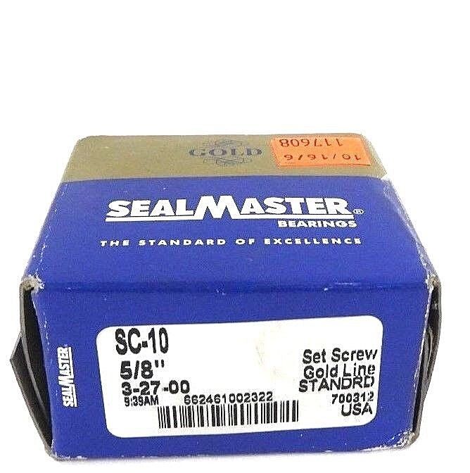 NIB SEALMASTER SC-10 CARTRIDGE UNIT 5/8'' SET SCREW, SC10