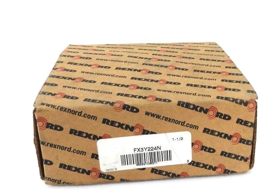 NIB REXNORD FX3Y224N BEARING FLANGE MOUNT 2BOLT 1-1/2IN BORE