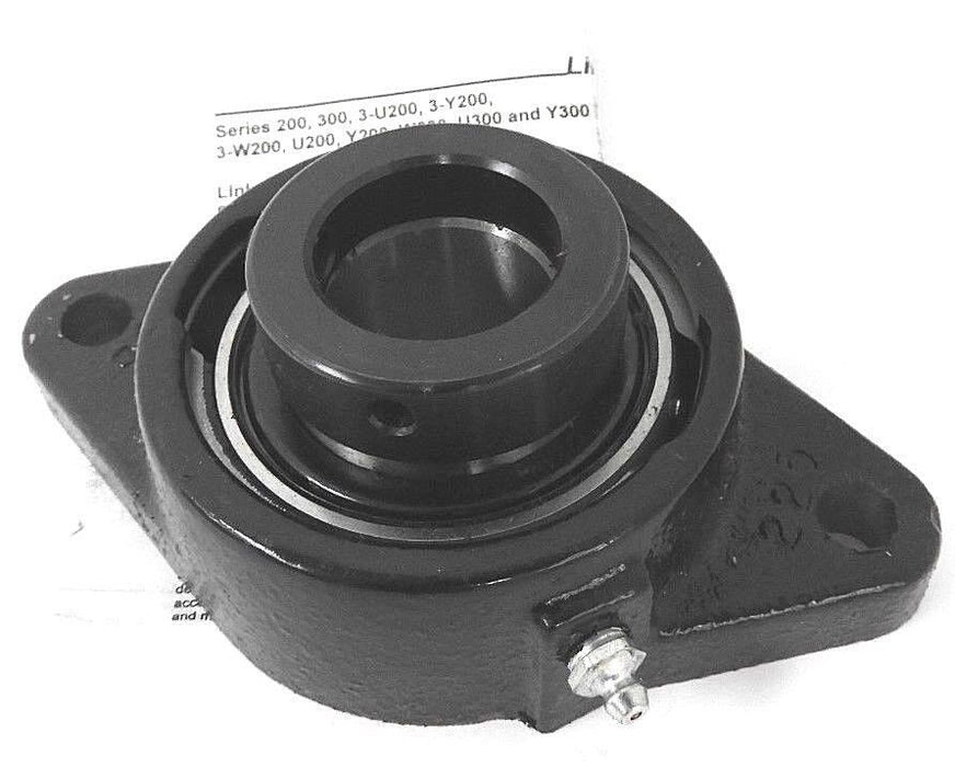 NIB REXNORD FX3Y224N BEARING FLANGE MOUNT 2BOLT 1-1/2IN BORE