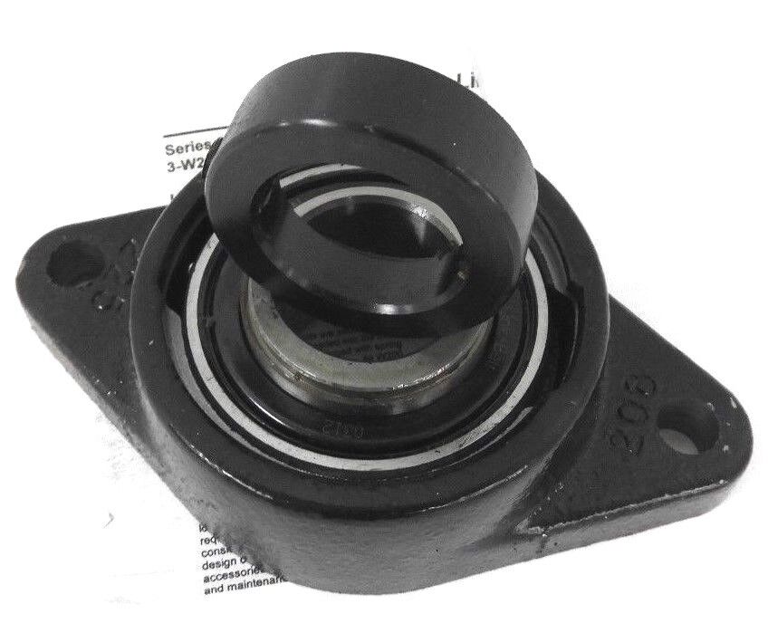 NIB REXNORD FX3Y224N BEARING FLANGE MOUNT 2BOLT 1-1/2IN BORE